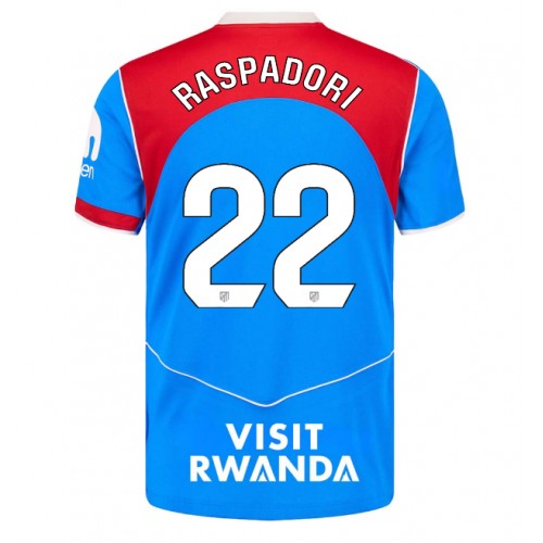 Stroje piłkarskie Atletico Madrid Giacomo Raspadori #22 Koszulka Trzeciej 2025-26 Krótki Rękaw